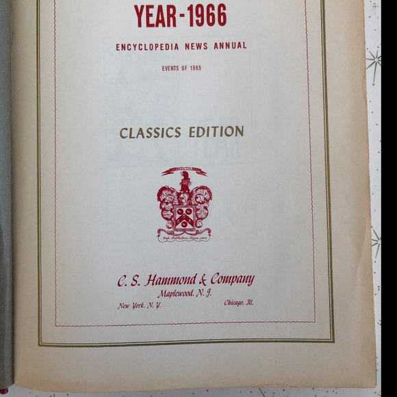 Year-1966 Events of 1965 - Rare Encyclopedia Yearbook - Picture 5 of 11